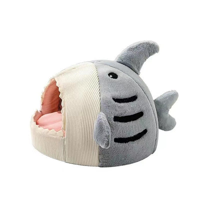 Huff Cozy Shark Cat Bed